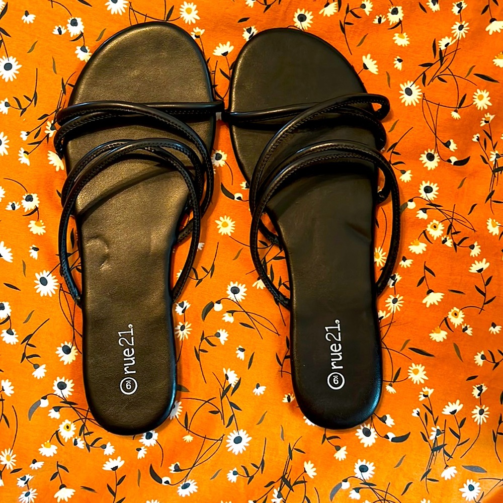Black sandals
